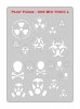 Paint Forge PFST006L STENCIL - BIO TOXIC